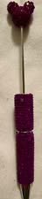 Rhinestone beadable pens with mouse head topper