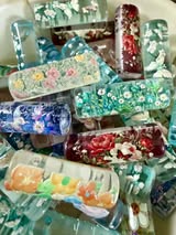38mm 2 hole beads