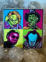 Acrylic flatbacks badge reel: Horror, spooky, Holiday, Tarot