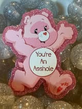 Acrylic flatback swear bears