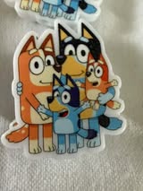 Acrylic focal: Bluey
