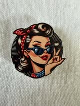 Acrylic focal: sassy