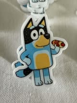 Acrylic focal: Bluey