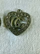 Gem cut glass rhinestone metal and solid pendant charms