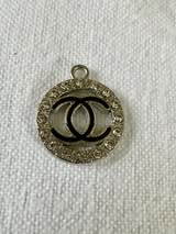 Gem cut glass rhinestone metal and solid pendant charms
