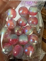 16mm galaxy beads prepackaged