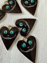Enamel paint and metal pendant charms