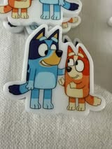 Acrylic focal: Bluey