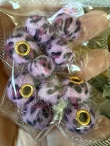 spacer: 16mm fluffy leopard