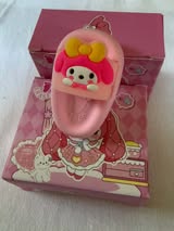 55mm erasers. Comes as a set of sandals super cute!