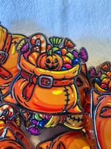 acrylic focal double sided beads: Horror