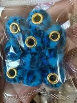spacer: 16mm fluffy leopard