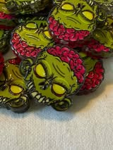 acrylic focal double sided beads: Horror