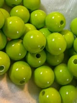 16mm solid color beads