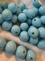 16mm solid color beads