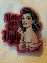 Acrylic flatbacks: funny