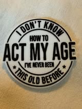Acrylic flatbacks: funny