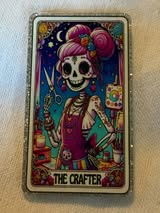 Acrylic flatbacks badge reel: Horror, spooky, Holiday, Tarot
