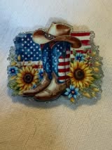 Acrylic flatbacks: Western, Indigenous