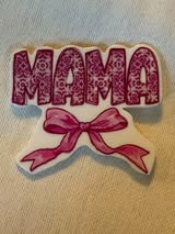 Acrylic flatbacks: family, mama, Dad, girl, boy