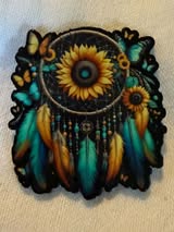 Acrylic flatbacks: Western, Indigenous