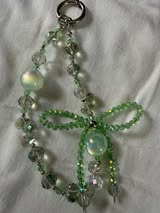 Purse/phone charms glass