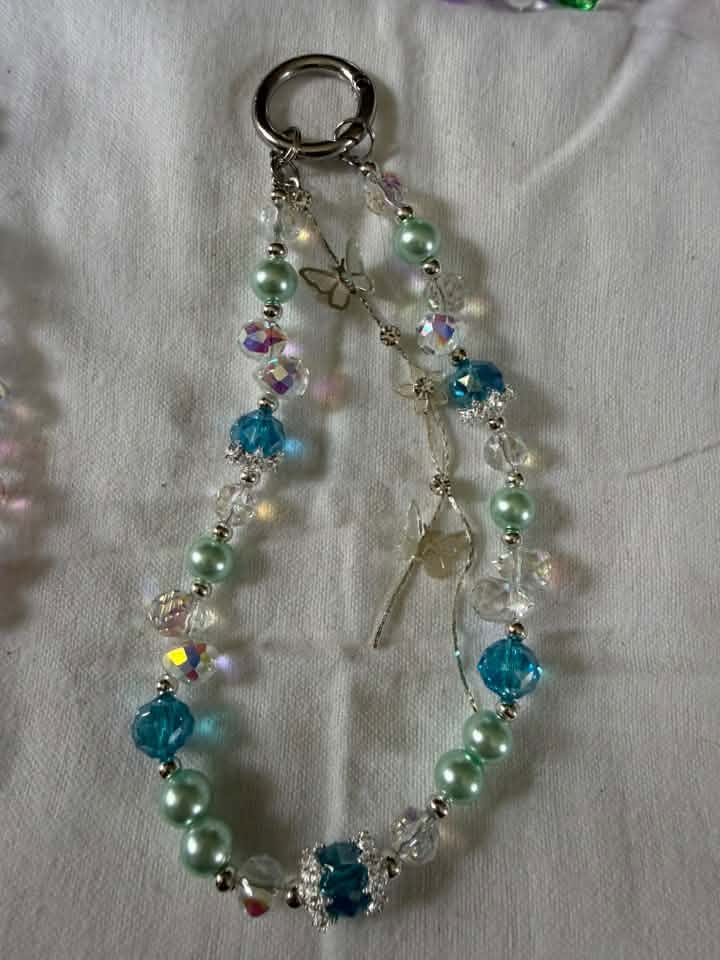 Purse/phone charms glass