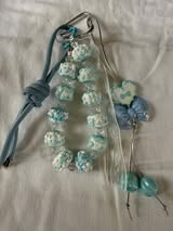 Purse/phone charms glass
