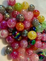 16mm Galaxy Resin Beads for DIY Beadable Pens & Crafts | Fluffy Stuff VT