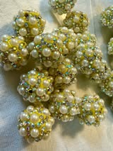 16mm Pearl & Glass Rhinestone Beads for DIY Beadable Pens | Fluffy Stuff VT