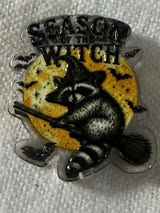 acrylic focal double sided beads: Horror