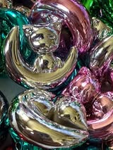 26mm Metallic Cat on the moon