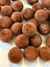 16mm Velvet Round Beads for DIY Beadable Pens & Crafts | Fluffy Stuff VT