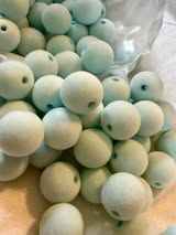 16mm Velvet Round Beads for DIY Beadable Pens & Crafts | Fluffy Stuff VT