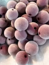 16mm Velvet Round Beads for DIY Beadable Pens & Crafts | Fluffy Stuff VT