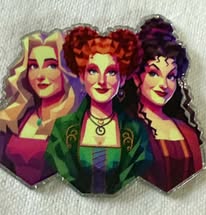 Acrylic flatbacks badge reel: Horror, spooky, Holiday, Tarot