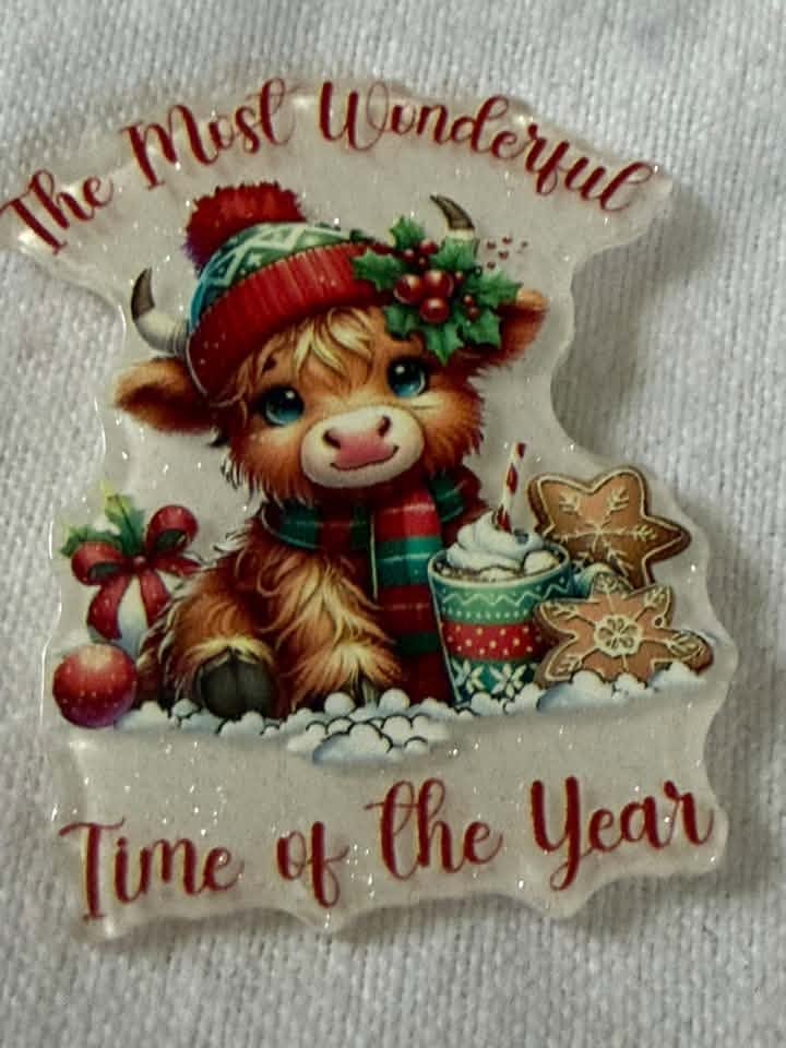 Acrylic flatbacks: Christmas & thanksgiving