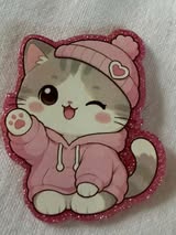 acrylic flatback: cats