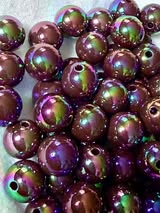 16mm solid color beads