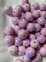 16mm solid color beads