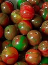 16mm mica resin bead.