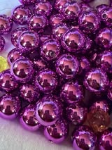 16mm metallic beads