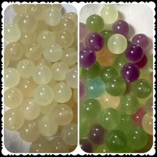 16mm uv color change luminous bead mix