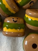 Food & Fruit Acrylic Focal Beads for Beaded Pens & DIY Crafts