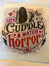 DTF heat press prints: Horror, fall (some xmas)