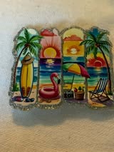 Acrylic flatback: seasonal scenes
