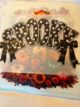 DTF heat press prints: Horror, fall (some xmas)