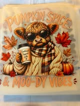DTF 10" Cows | Ready to Press Heat Transfers | Fluffy Stuff VT