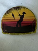 Acrylic flatbacks : America, Western style, Hunting & Fishing, and sports