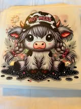 DTF 10" Cows | Ready to Press Heat Transfers | Fluffy Stuff VT